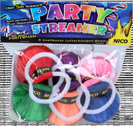 Party Streamer Bunt