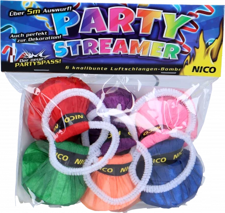 Party Streamer Bunt