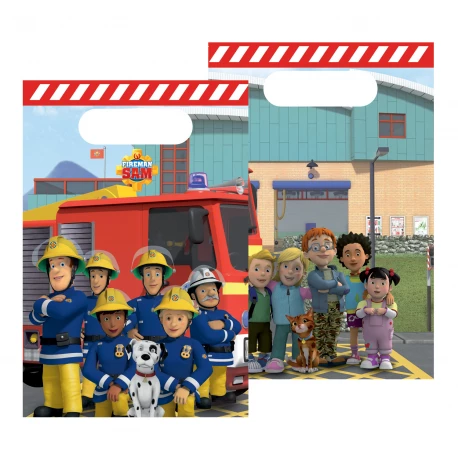 Partytüten Fireman Sam, 8er