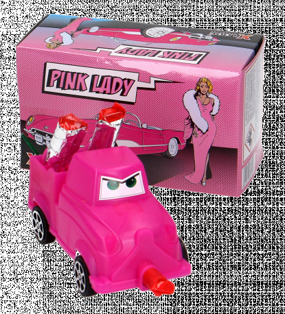 Pink Lady Kunststoffauto
