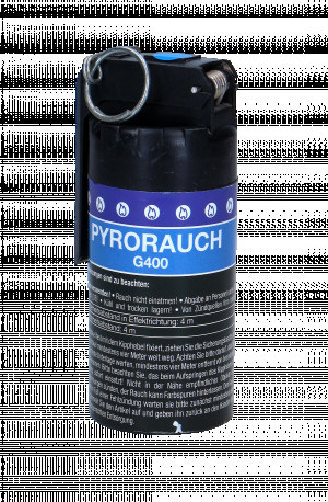 Pyrorauch G400 mit Kipphebelzündung, blau