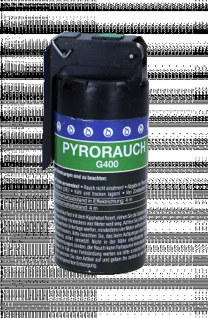Pyrorauch G400 mit Kipphebelzündung, grün