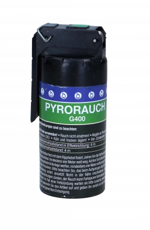Pyrorauch G400 mit Kipphebelzündung, grün
