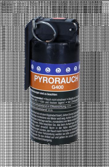 Pyrorauch G400 mit Kipphebelzündung, orange