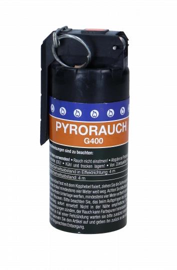 Pyrorauch G400 mit Kipphebelzündung, orange