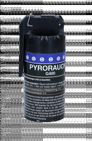 Pyrorauch G400 mit Kipphebelzündung, schwarz