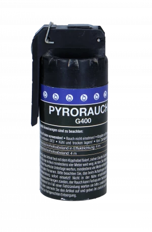Pyrorauch G400 mit Kipphebelzündung, schwarz