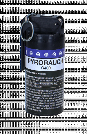 Pyrorauch G400 mit Kipphebelzündung, weiß