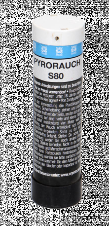 Pyrorauch S80 mit Schlagzündung - weiß