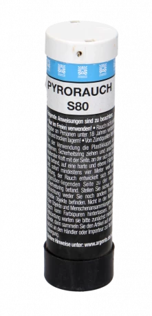 Pyrorauch S80 mit Schlagzündung - weiß