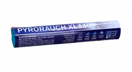 Pyrorauch Xl330 Doppelrauch Blau/Weiss