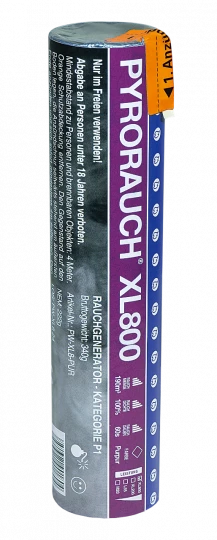 Pyrorauch XL800 Lila - Rauchpatrone / Jumbo Rauch