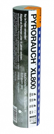 Pyrorauch XL800 Weiß - Rauchpatrone / Jumbo Rauch