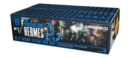 Pyroshow 2000 Hermes, 240-Schuss-Verbundfeuerwerk