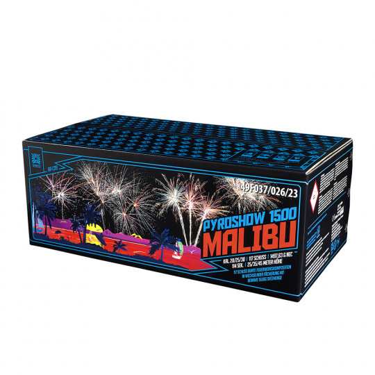 Pyroshow Malibu, 117-Schuss-Verbundfeuerwerk