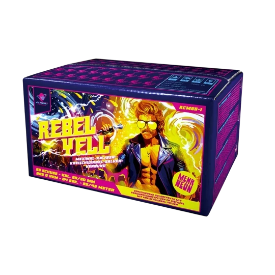 Rebel Yell, 55-Schuss-Verbundfeuerwerk