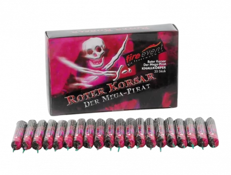 Roter Korsar - 20er Pack (Corsair-Böller)