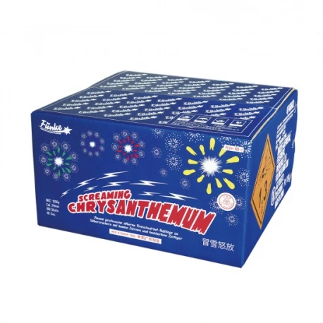 FLASH-SALE Screaming Chrysanthemum, 100-Schuss-Verbundfeuerwerk - 1.3G