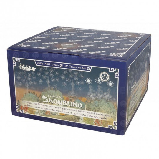 Snowblind, 100-Schuss-Verbundfeuerwerk (1.3G)