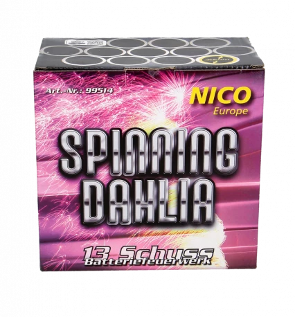 Spinning Dahlia, 13-Schuss-Batterie