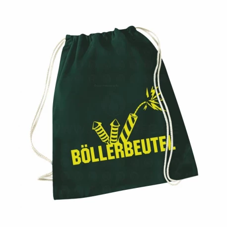 Stoffrucksack Bottle Green: Böllerbeutel