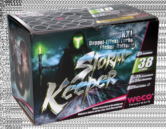 Storm Keeper, 38 Schuss Fächerbatterie