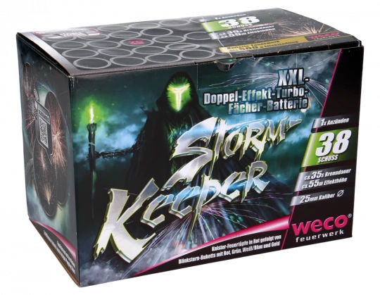 Storm Keeper, 38 Schuss Fächerbatterie