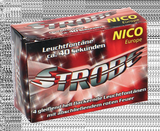 Strobe, 4er-Leuchtfontäne