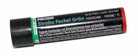 Strobo Fackel Grün