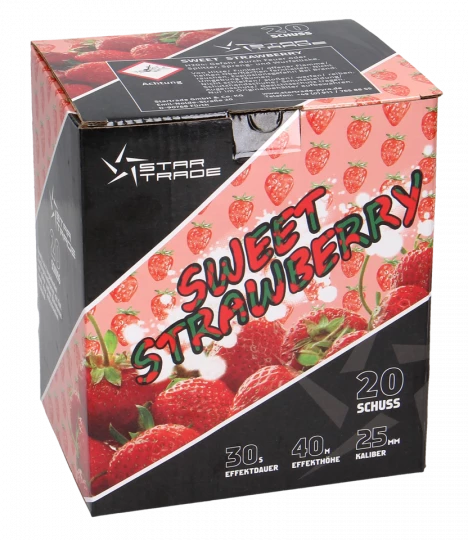 Sweet Strawberry, 20 Schuss Batterie