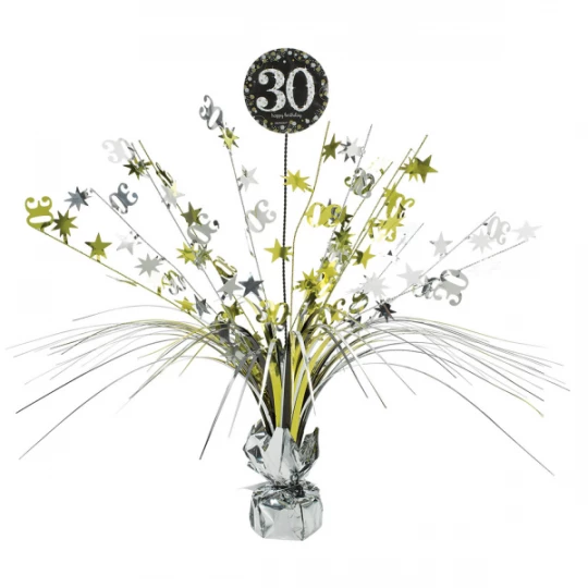 Tischdekoration Sparkling Celebration 30 Gold, 46cm