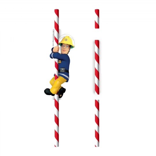 Trinkhalme Fireman Sam, 8er