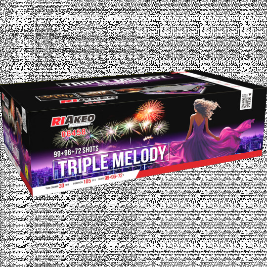 Triple Melody, 267-Schuss-Komplettfeuerwerk