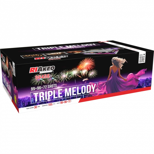 Triple Melody, 267-Schuss-Komplettfeuerwerk