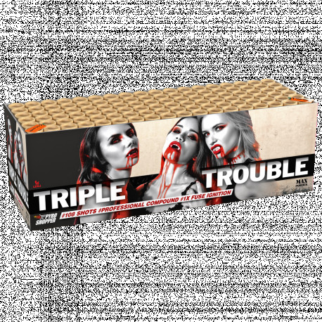 Triple Trouble, 108-Schuss-Verbundfeuerwerk