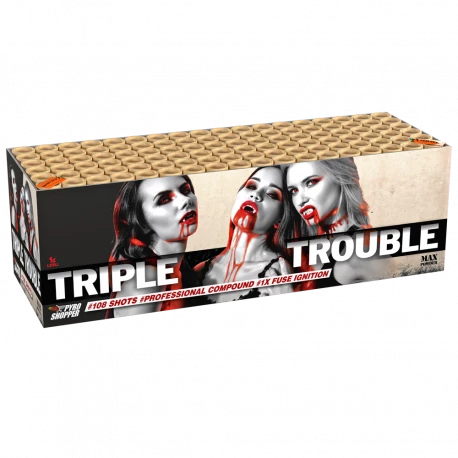 Triple Trouble, 108-Schuss-Verbundfeuerwerk