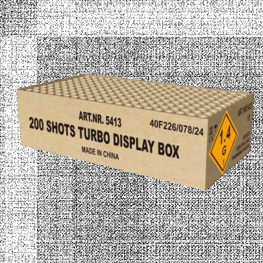 Turbo Display Box, 200-Schuss-Verbundfeuerwerk