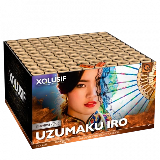 Uzumaku Iro, 100-Schuss-Verbundfeuerwerk