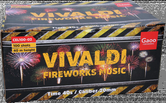 Vivaldi, 100 Schuss Komplettfeuerwerk