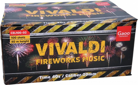 Vivaldi, 100 Schuss Komplettfeuerwerk