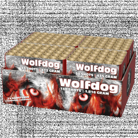 Wolfdog, 130-Schuss-Verbundfeuerwerk