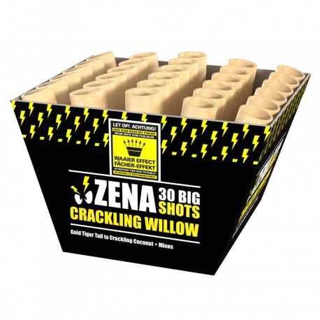 Zena Crackling Willow, 30-Schuss-Fächerbatterie